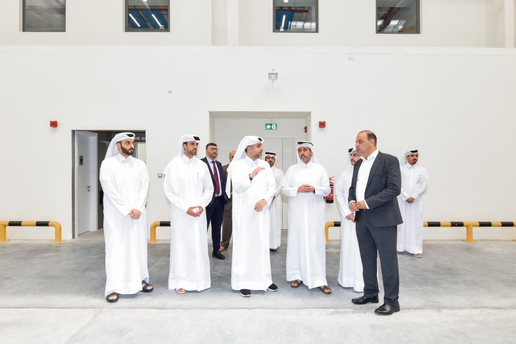 QFZ CEO and QFZ team inspect the interior of a new Regional Distribution Hub